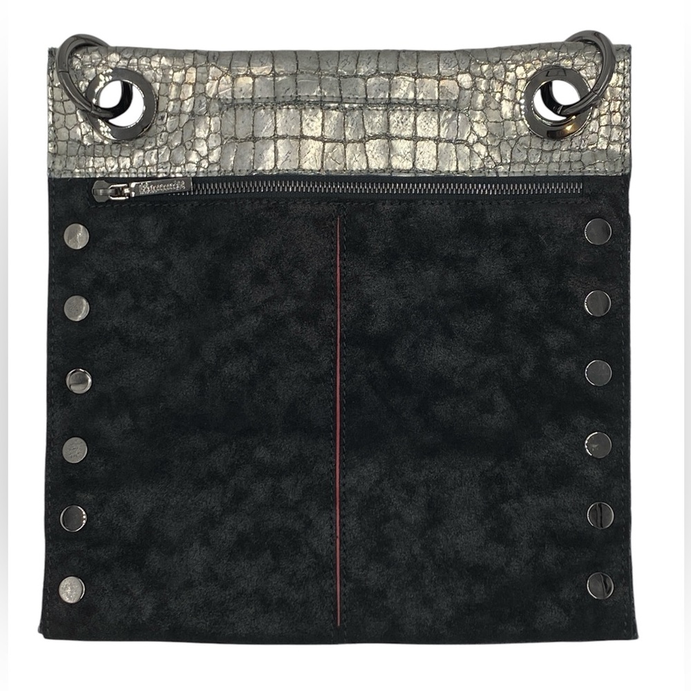 Hammitt Montana Large Reversible Black Leather Crossbody Bag RARE - Picture 4 of 11